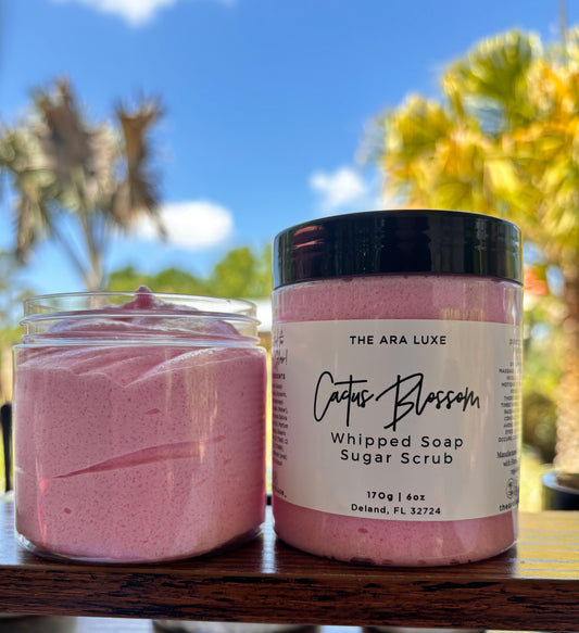 Cactus Blossom Whipped Sugar SOAP SCRUB
